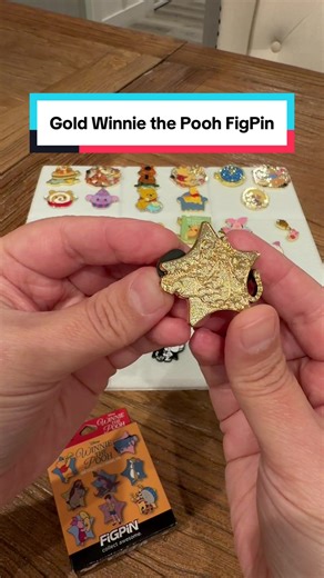 FigPin Winnie the Pooh mystery pin update. I have the ultra rare gold pin (limited production of 100 pieces). @Disney @FiGPiN #winniethepooh #disney #pin #pincollector #disneytiktok