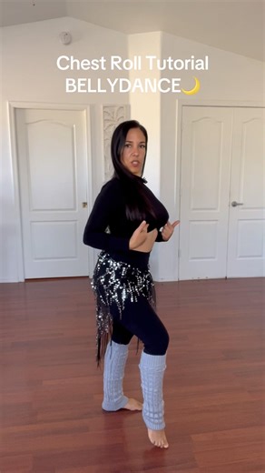 Chest Roll Tutorial 🌙 Bellydance for Beginners