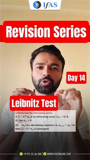 Leibnitz Test | Real Analysis | CSIR NET Maths & GATE Maths