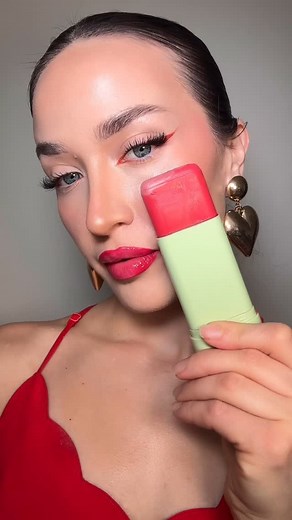 Emily McCormick | Red 🥀🌹💋 What color should I do next? . @aboutfacebeauty Eye Paint in Scream of Consciousness @pixibeauty On The Glow Blush in Ruby... | Instagram