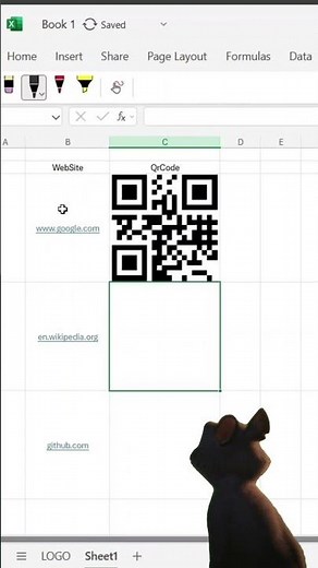 How to Generate QR Codes in Excel #shorts