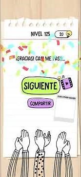 Brain Test - Nivel 125 - Ayudame no se donde doblar