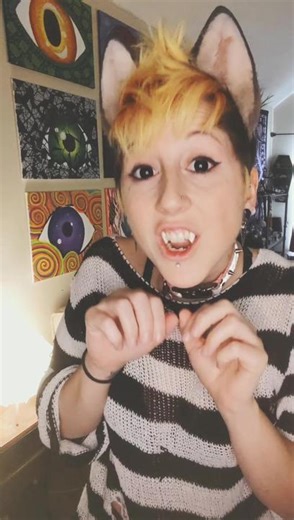 Furry Wolf Girl Growling Trend | She-Wolf Primal Sound