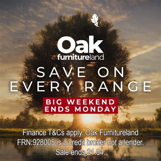 Save On Every Range across living, sleeping and dining with 3 years' Interest-Free Credit from just £499†. No deposit. | Oak Furnitureland