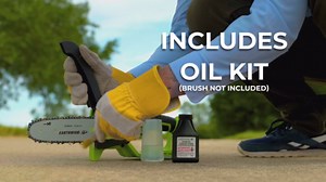 Earthwise Power Tools by ALM LCS0620P 2-in-1 6-in. Cordless Mini Chainsaw, Pole Chainsaw. 20-volt 2Ah Battery and Charger Included, Green