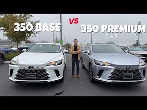 Compare 2026 Lexus RX 350 Base vs 2026 Lexus RX 350 Premium