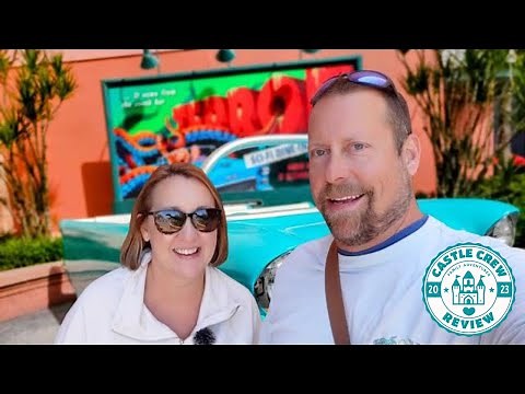 Sci-Fi Dine-In Theater Restaurant Dining Review / Disney World Hollywood Studios Table Service
