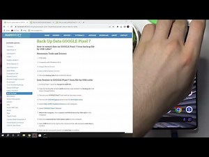 How To Recover Data Using ADB Google Pixel 7 Pro