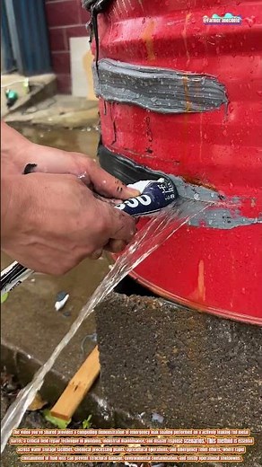 The Art of Emergency Water-Leak Sealing on Metal Containers