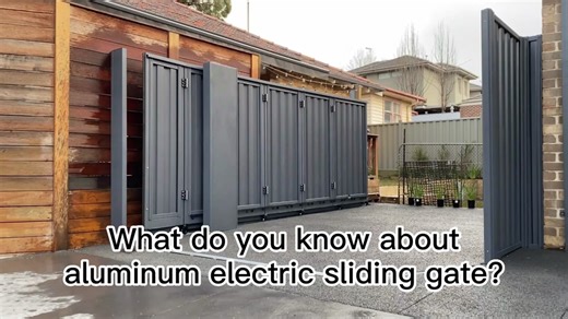 Do you know aluminum curved sliding gate?#aluminumgate #aluminum #gate #slidinggate