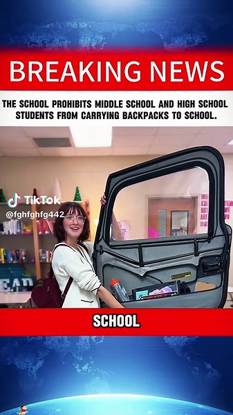 School Backpack Ban for Middle and High School Students