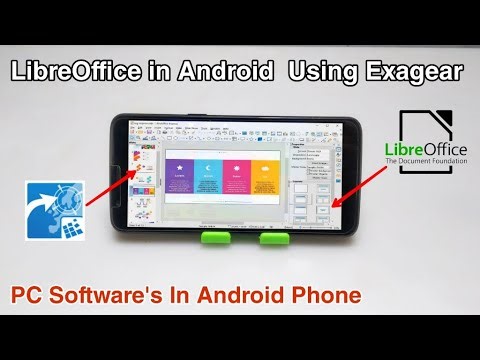 How to Install & Run LibreOffice in Android Phone Using Exagear Windows Emulator | Office in Android