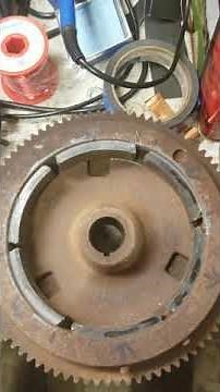 Miller welder flywheel magnet polarity, re-gluing magnets in a flywheel correctly. OH160 Tecumseh