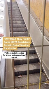 101K views · 132 reactions | They can be essential to make sure that public transit is accessible for all riders, but the NBC10 Boston Investigators discovered the escalators at some MBTA stations remain out of service for months. After a viewer contacted us to look into it, we asked the T why the state of repair at some of these locations seems to be at a standstill. Visit the link in our bio to learn more. #nbc10boston #worthyofyou #boston #massachusetts #mbta | NBC10 Boston | Facebook