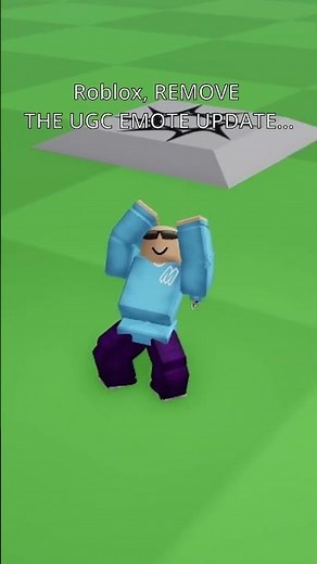 These Roblox UGC Emotes are getting TOO WEIRD... #roblox #shorts #trend #update