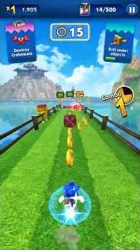 Sonic Dash 3D : Running Gameplay II #shreegaming #gaming #shortsfeed