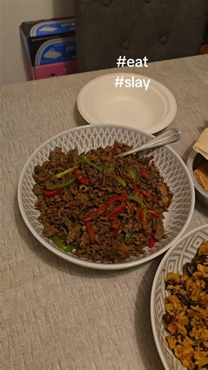 #slay #tacos #yummy our semi mexican meal