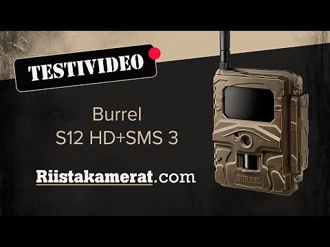 Burrel S12 HD+SMS 3 riistakameran videokuvanlaatu