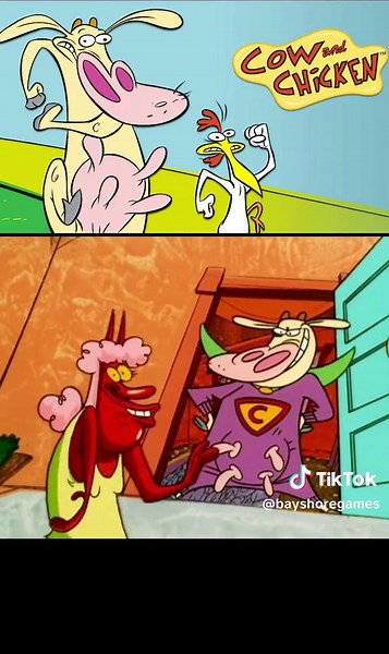 Can Cow Come Out & Play? || Cow And Chicken #animation #cartoon #cartoons #90s