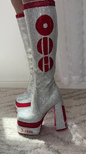 25k Rhinestone Concert Outfit: BTS-Inspired Boots Reveal
