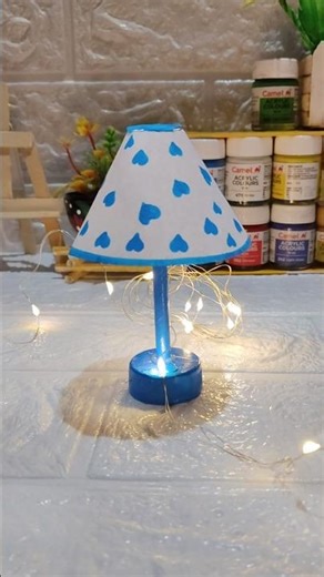 Mini lamp with paper #shorts #shortvideo #minilamp