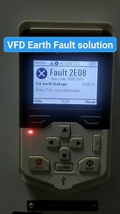 VFD Earth Leakage fault ABB ACS880 #earthfault #VFD #electrician | Electrical Engineering Question & Solution & Learning
