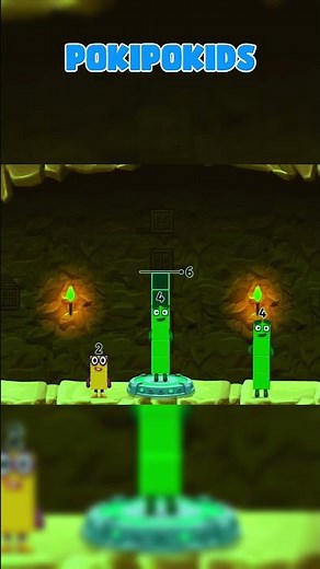 Numberblocks Magic Run in the Green World 🌿 | Counting Number One and Two