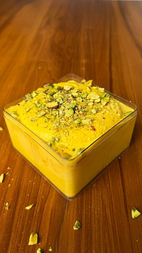 Indu Ice Cream on Instagram: "Rasmalai layered with our Aamras Ice Cream, topped with pistachios is a bowl full of nostalgia and mango-season love 🥭💛 Happpy Sunday with Episode 21 of #IceCreamHacksWithIndu Enjoy our entire mango menu while you can. Link in bio to order-in ☺️"