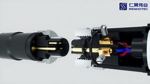 Elecbee M12 4-Pin A-Coded Female Right Angle Screw-Joint Termination Non-Shielded IP67 Waterproof Connector