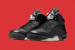 PSG Puts Its Stamp On The Air Jordan 5 "Off Noir"