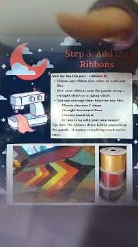 Template for making fairy panel ribbon skirt