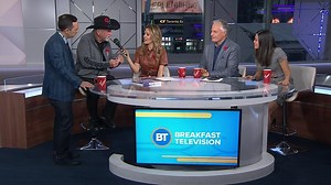 4.5K views · 60 reactions | He may have played for the Maple Leafs - but we sure loved having Eddie Shack join OUR team this morning! Watch as Eddie reveals his secret to 57 years of wedded bliss - PLUS, his reaction to a dancing bear! | Breakfast Television | Facebook