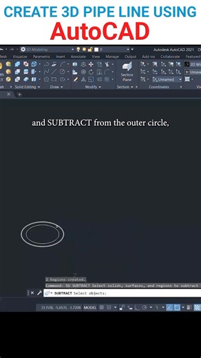 146K views · 1.7K reactions | 3d pipe line | Auto CAD And Excell design Pro Tips | Facebook