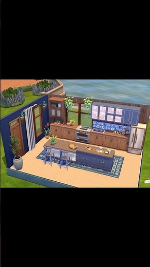 AI Inspired kitchen #sims4 #thesims4 #speedbuild