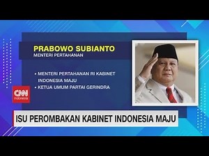 Isu Perombakan Kabinet Indonesia Maju