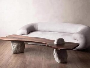 他把破烂变成了天价家具！缅英州艺术家Ethan Stebbins专治家具的“完美焦虑症”，别人扔掉的朽木，开裂的陶土，到他手里成了顶级原料，他保留虫蛀孔洞，放大石材裂纹，打造了一系列侘寂风的家具#侘寂风 #侘寂风家具 #侘寂美学 #设计美学