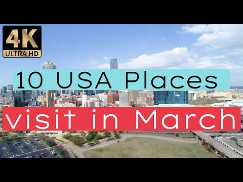 Springtime USA: 10 Amazing Places to Explore in March: 4K Travel Video