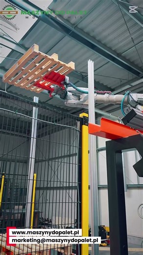 Zestaw serii Palletmax z robotem ABB i podajnikiem łańcuchowym!