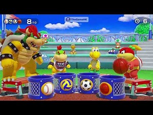 Super Mario Party Challenge Road - Bowser Jr Gameplay (Shell Street)