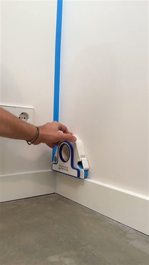 Use the tape dispenser for the finest paint and caulk results! #diy #painting #home #tools