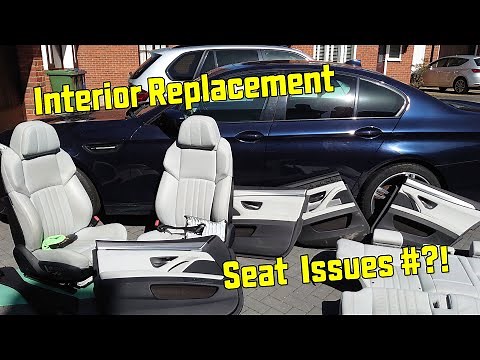 Salvage BMW F10 M5 Interior Replacement - Seat Issues !!