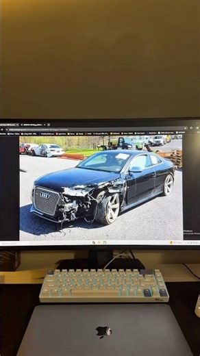 I miss my RS5 #car #carguy #cartok #cars #audi #rs5 #keychain #sad #decoration #carslover #carlover