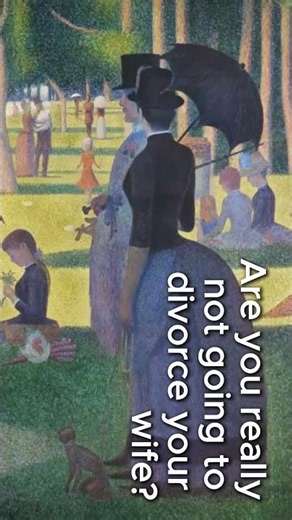 The hidden meaning of Seurat's painting??? #shorts