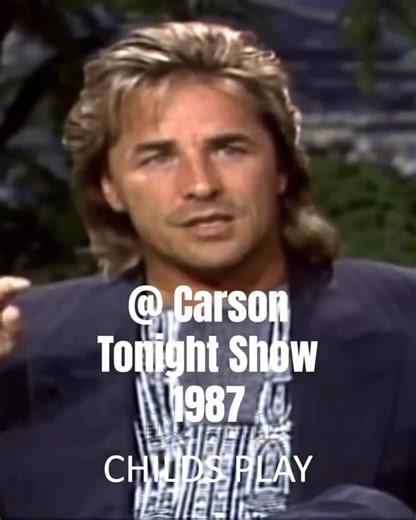 Don Johnson Actor For Life | Admin: Bibi | 55 years with DJ on Instagram: "Don Johnson 1987 Johnny Carson Show confronted with one of his best performances from CHILDS PLAY, Miami Vice IV. He never acted - he always lived the scenes. That‘s what made him legendary as Sonny Crockett. #donjohnson #miamivice #80s #cult #interview Don Johnson Miami TV Series Sonny Crockett 80s Interview New York USA Rockefeller Center Nbc studios"