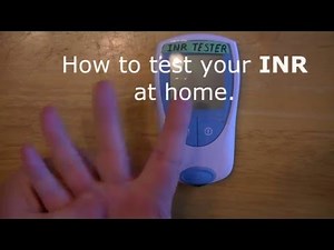 Tutorial: Test your BLOOD thickness at Home (INR)