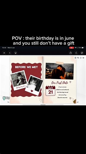POV: Their Birthday Is Soon & You Still Need a Gift 🎂✨ | Digital Birthday Scrapbook