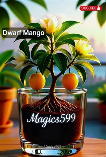 Stunning Dwarf Mango Growing 🌱🥭Ultra-Realistic Plant Growth Time-Lapse 🌱✨ #shorts #viralshorts