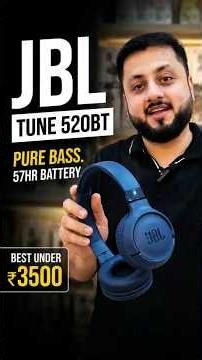 JBL Tune 520BT Review 🔥 Best Wireless Headphones Under ₹3500? | 57Hr Battery & Pure Bass