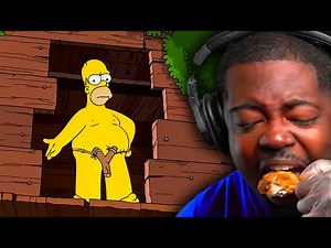 We turned THE SIMPSONS into a Hot Wing Challenge