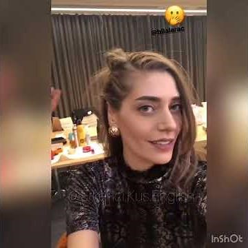 Erkenci Kus BTS - Leyla having hair issues (English Subs)